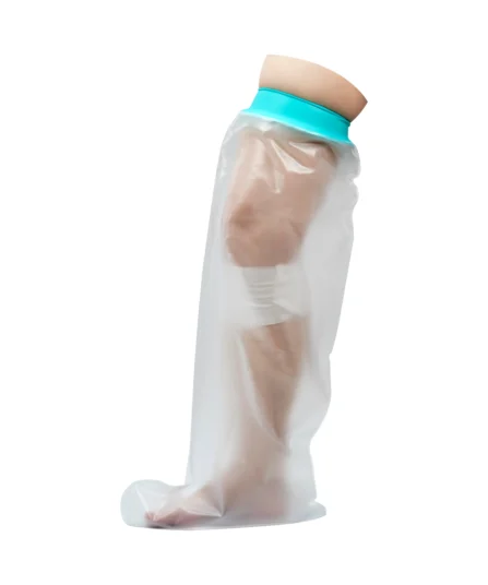 Protetor Impermeável para Perna Longo com Anel de Silicone