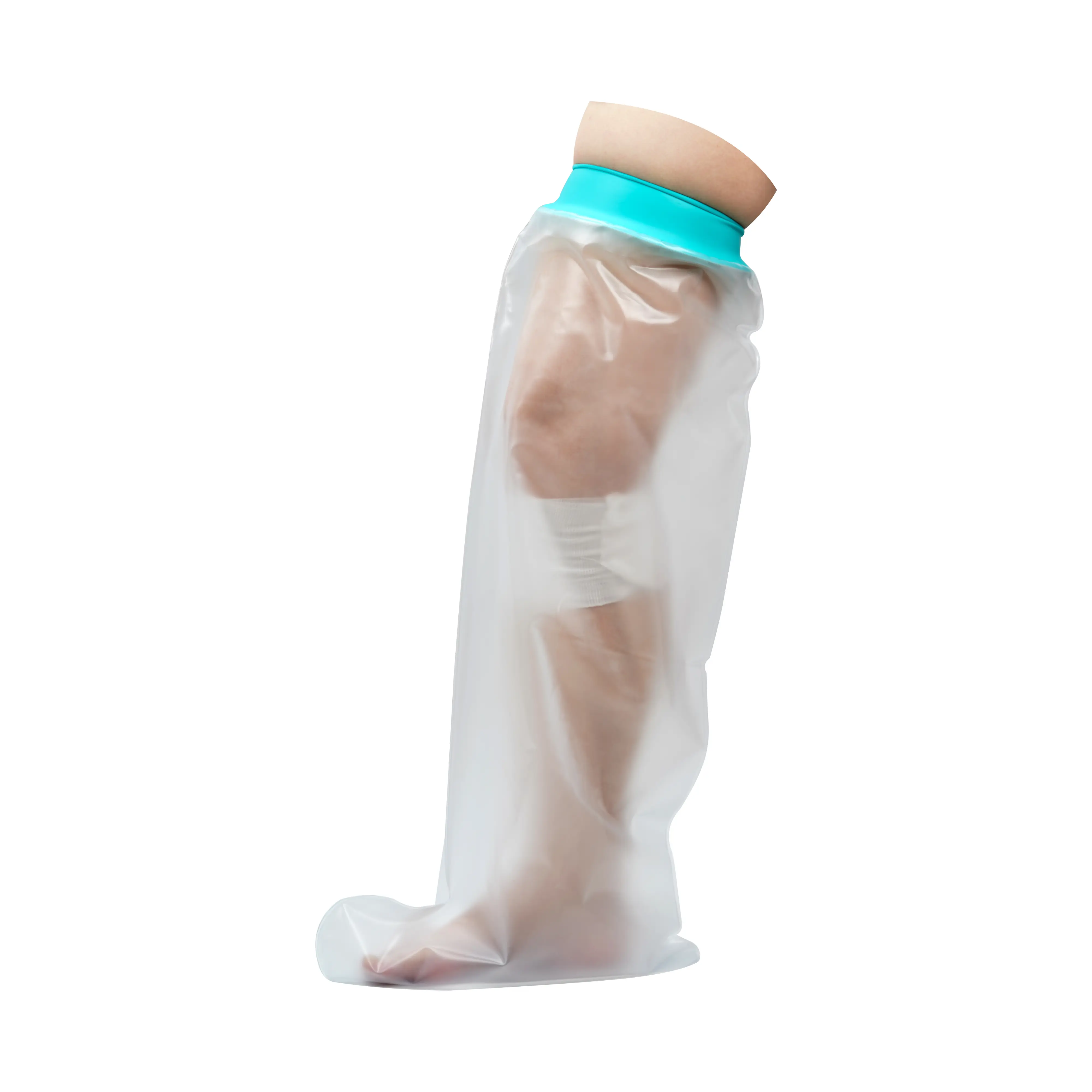 Protetor Impermeável para Perna Longo com Anel de Silicone 1